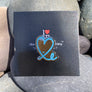 1LoveIE Signature Heart logo Pin