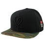 1LoveIE Snapback (Black/Black Camo )