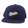 Kings Script (Navy Blue /White)