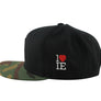 1LoveIE Snapback (Black/Black Camo )
