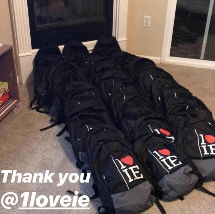 Back Pack Donation For Back-To-School Season