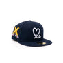 Limited Ocean Blue & White 10 Year Anniversary  1LoveIE New Era 59FIFTY Fitted Cap