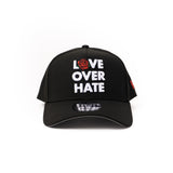 New Era 9Forty A Frame 1LoveIE Love Over Hate Snapback ( Black/ White)