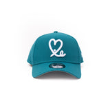 Limited New Era 9Forty A Frame 1LoveIE Snapback (Aqua / White)