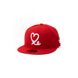 Limited Red & White 1LoveIE New Era 59FIFTY Fitted Cap