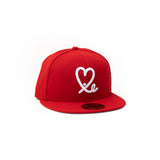 Limited Red & White 1LoveIE New Era 59FIFTY Fitted Cap