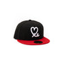 Limited Black/ Red Two Tone 1LoveIE New Era 59FIFTY Fitted Cap