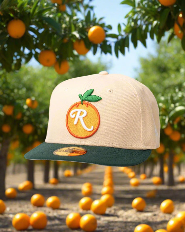 Mocha Mango & Forest Green 1LoveIE Redlands Orange New Era 59FIFTY Fitted Cap