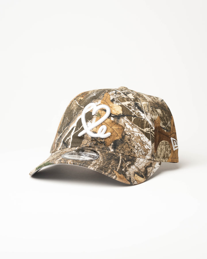 Limited Real Tree Camo  & White  New Era 1LoveIE 9Twenty Dad Cap