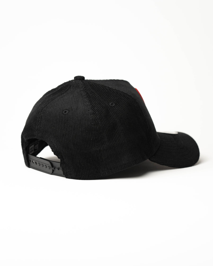 New Era 9Forty A Frame 1LoveIE Snapback (Black / Silver Corduroy )