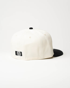 Limited White & Black Corduroy 1LoveIE New Era 59FIFTY Fitted Cap