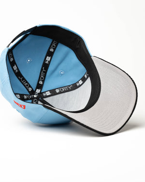 New Era 9Forty A Frame 1LoveIE Snapback (Sky Blue / Black Corduroy)