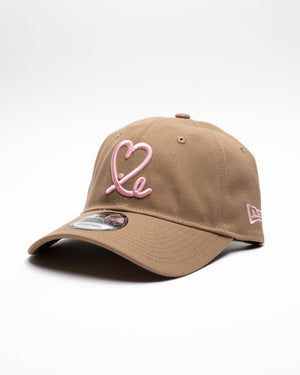 Khaki & Pink New Era 1LoveIE 9Twenty Dad Cap