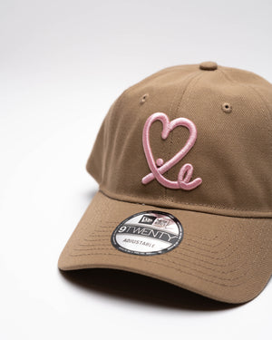 Khaki & Pink New Era 1LoveIE 9Twenty Dad Cap