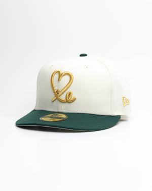 10 Year Anniversary Limited Forest Green & Cream 1LoveIE New Era 59FIFTY Fitted Cap