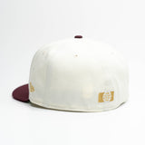 Limited Maroon / Cream Mexico Flag 1LoveIE New Era 59FIFTY Fitted Cap