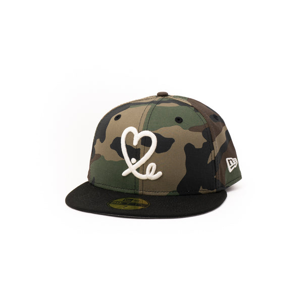 Limited Black/ Camo 1LoveIE New Era 59FIFTY Fitted Cap