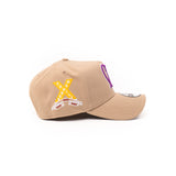 New Era 9Forty A Frame 1LoveIE Snapback (Camel / Sparkling Grape)