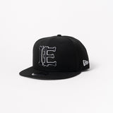 IE Bones Black / White  New Era 9FIFTY Snapback Cap