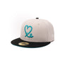 Limited Stone & Teal 1LoveIE New Era 59FIFTY Fitted Cap