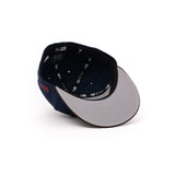 Limited Navy Brown & Metallic Red 1LoveIE New Era 59FIFTY Fitted Cap