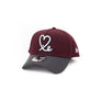 New Era 9Forty A Frame 1LoveIE Snapback (Maroon Grey / White)