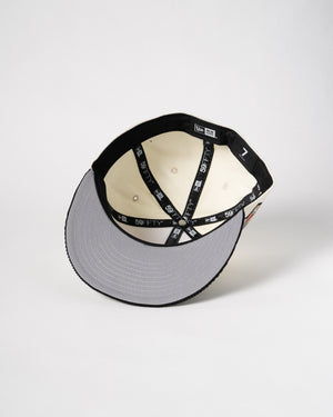 Limited Chrome & Black Corduroy 1LoveIE Raincross New Era 59FIFTY Fitted Cap