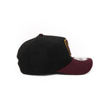 New Era 9Forty A Frame 1LoveIE Snapback (Black/ Maroon Soft Gold)