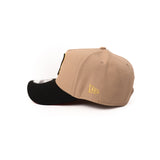 New Era 9Forty A Frame 1LoveIE Snapback (Camel / Black Gold Red)