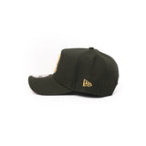 New Era 9Forty A Frame 1LoveIE Snapback (Dark Seaweed / Gold)