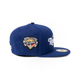 Limited Dark Royal Blue / White Gold 1LoveIE Riverside Script New Era 59FIFTY Fitted Cap