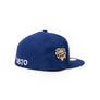 Limited Dark Royal Blue / White Gold 1LoveIE Riverside Script New Era 59FIFTY Fitted Cap