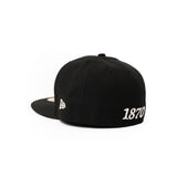 Black / White  1LoveIE Riverside Crest New Era 59FIFTY Fitted Cap