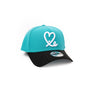 New Era 9Forty A Frame 1LoveIE Snapback (Teal Black / White)