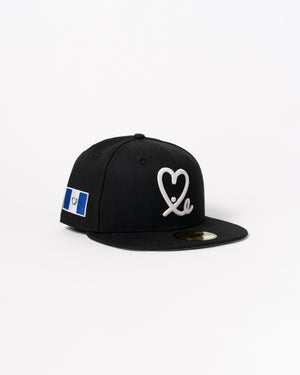 Limited Black Guatemala Flag 1LoveIE New Era 59FIFTY Fitted Cap