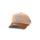 New Era 9Forty A Frame 1LoveIE Snapback (Camel / Toasted / Sky Blue)