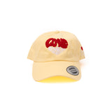 Limited Soft Yellow / White 1LoveIE  Love Over Hate Heart Dad Hat