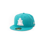 Limited Teal / White / Silver 1LoveIE Raincross New Era 59FIFTY Fitted Cap