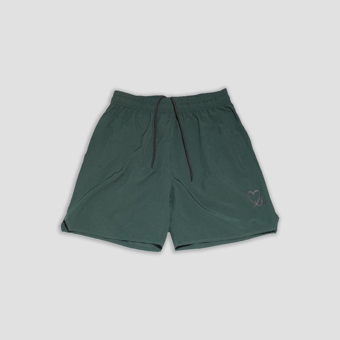 1LoveIE Athletic Shorts Dark Green Black