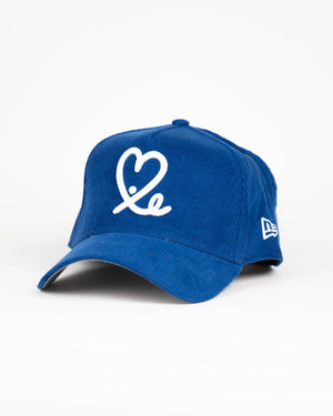 New Era 9Forty A Frame 1LoveIE Snapback (LT Royal Blue Corduroy )