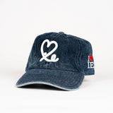 1LoveIE Signature Dad Hat (Blue Denim / White)