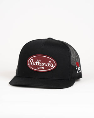 Redlands 1888 Trucker Cap (Black)