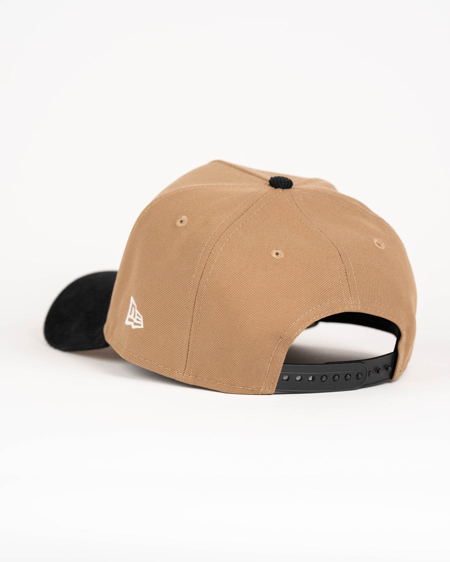 New Era 9Forty A Frame 1LoveIE Snapback (Khaki / Black Corduroy )