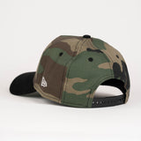 New Era 9Forty A Frame 1LoveIE Snapback (Woodland Camo  / Black Corduroy)