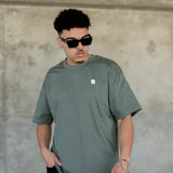 Oversized Heavyweight Box T-Shirt (Sage)