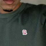 Oversized Heavyweight Box T-Shirt (Sage)