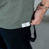 Oversized Heavyweight Box T-Shirt (Sage)