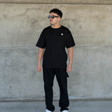 Oversized Heavyweight Box T-Shirt (Black)