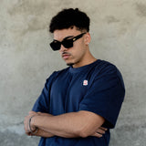 Oversized Heavyweight Box T-Shirt (Navy)
