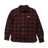 1LoveIE Mens Premium Cut & Sew Flannel (Red & Navy)